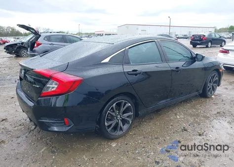 2020 Honda Civic Sport z USA, uszkodzony, nr VIN 19XFC2F80LE001882